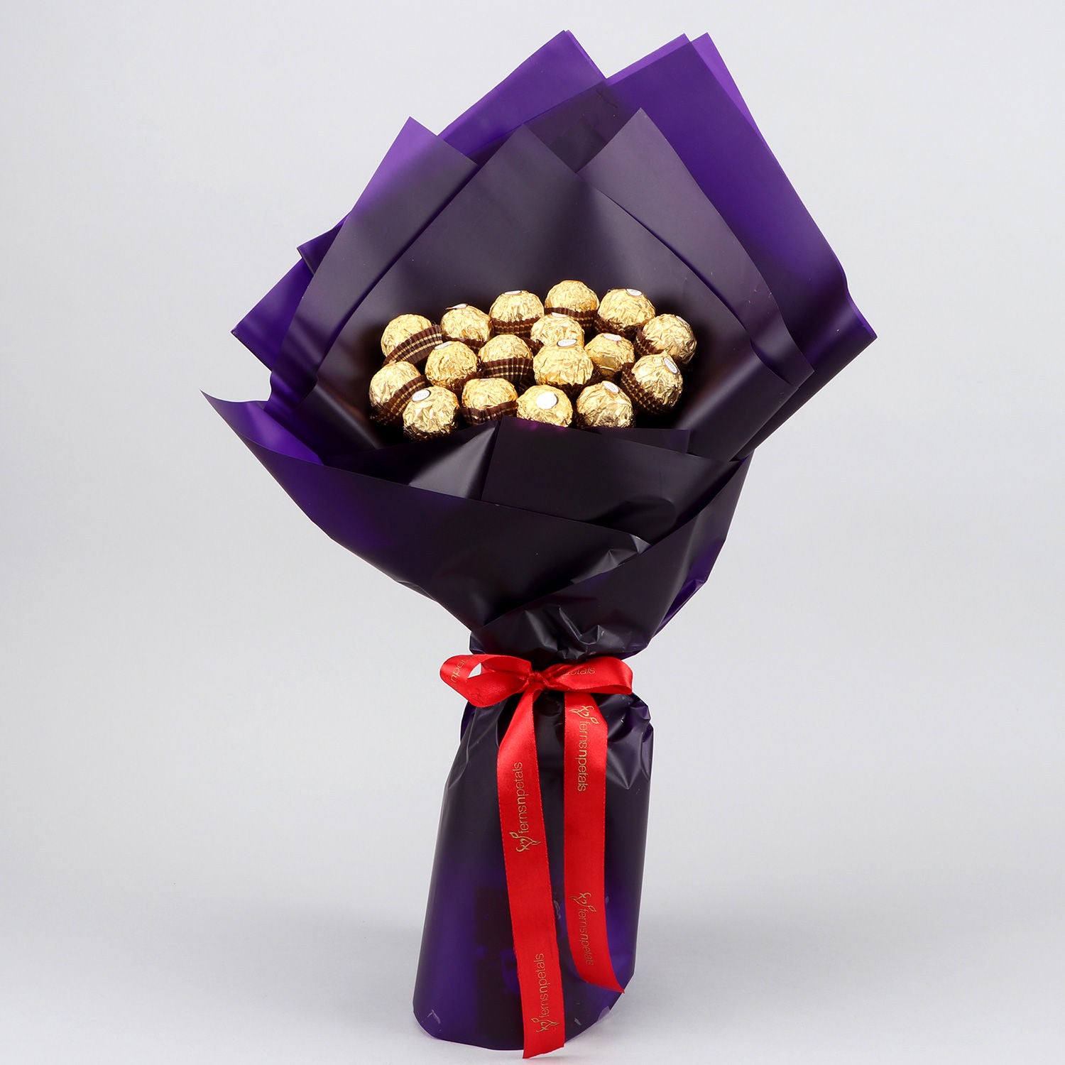 Elegant Blue Ferrero Rocher Bouquet