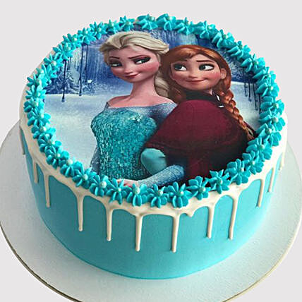 Elsa and Anna Cake