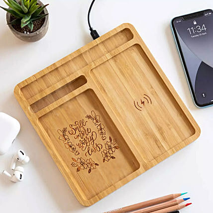 Engraved Wireless Charging Dock