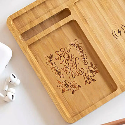 Engraved Wireless Charging Dock