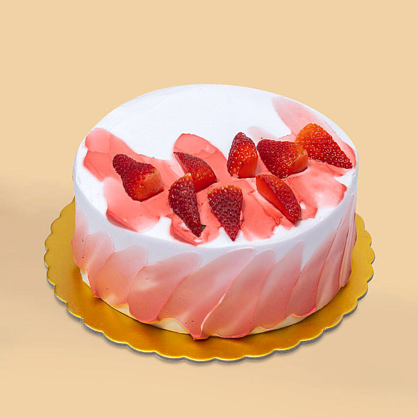 Exotic Strawberry Cake