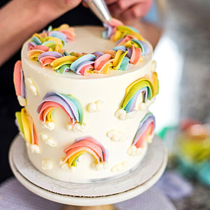 Over The Rainbow Cake