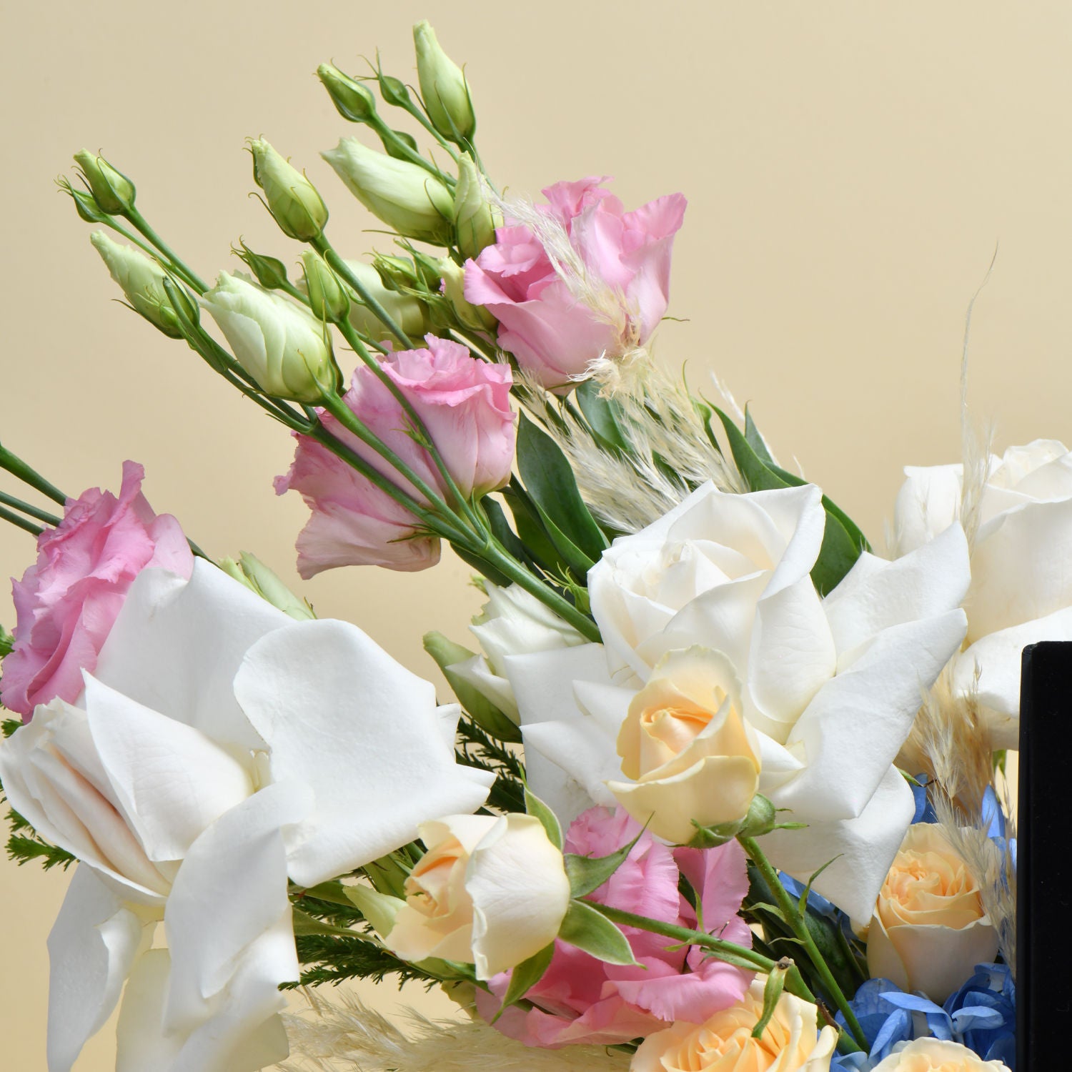 Flower Arrangement with Couple Watch