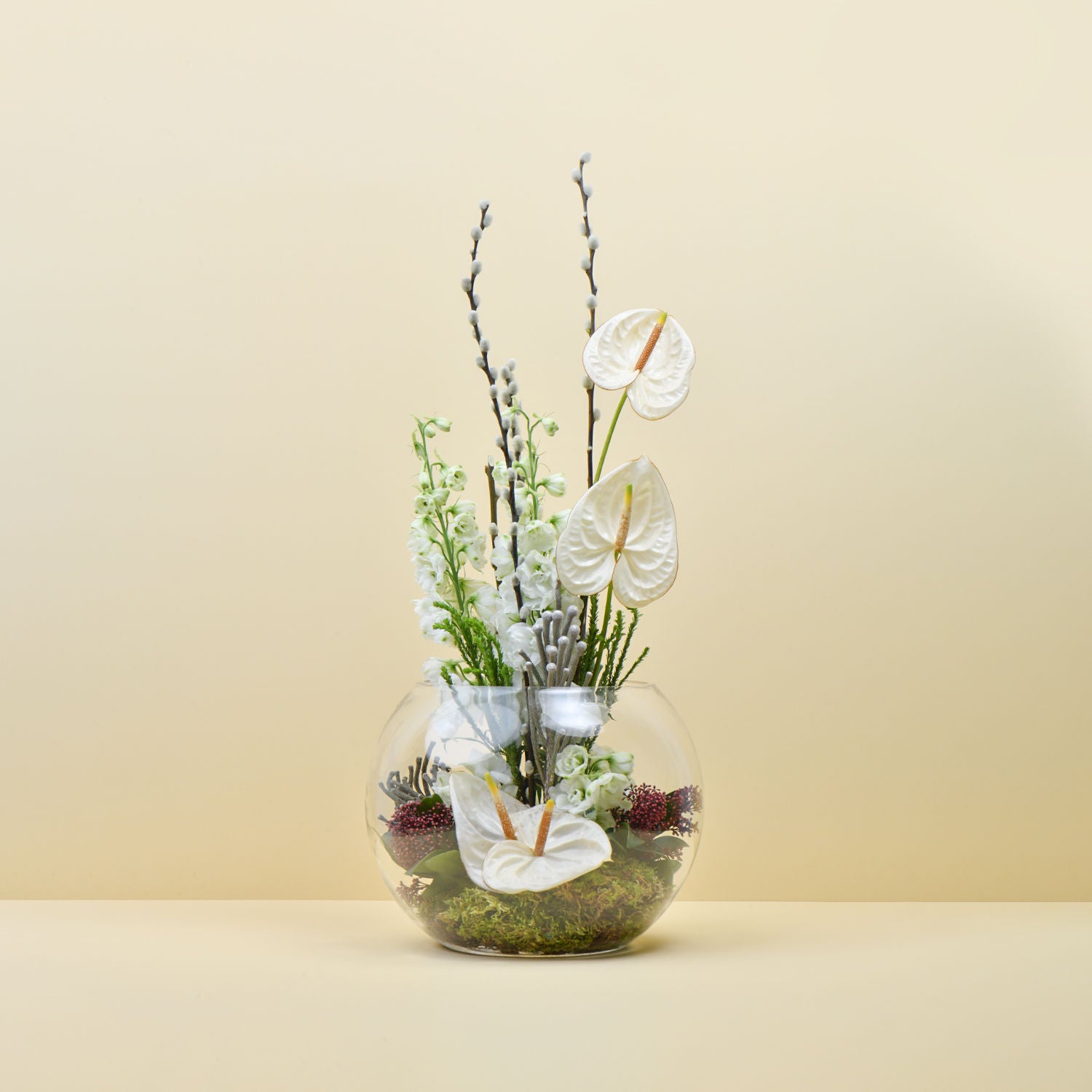 Flowers In Fish Bowl