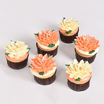 Flower Bouquet Cupcakes