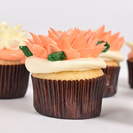 Flower Bouquet Cupcakes