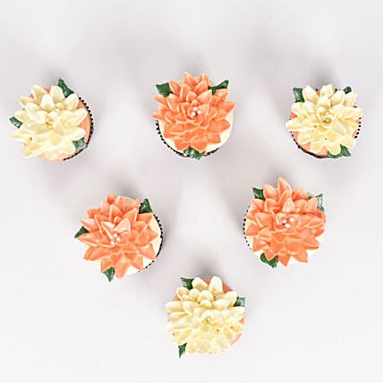 Flower Bouquet Cupcakes