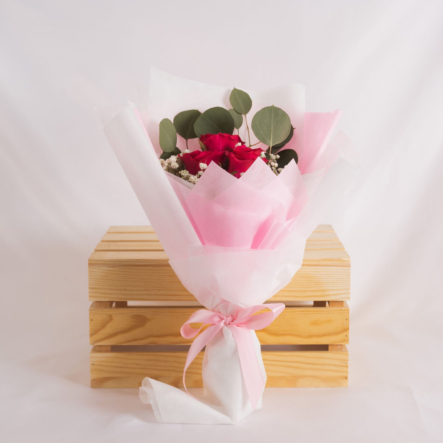 Flowing Red Roses Bouquet