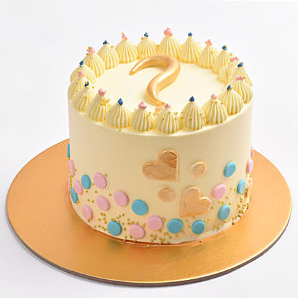 Joyful Baby Reveal Delight Cake