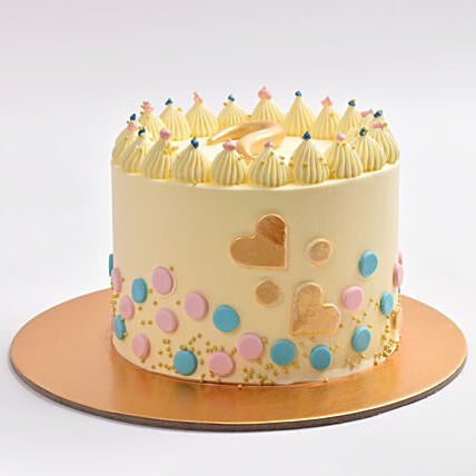 Joyful Baby Reveal Delight Cake