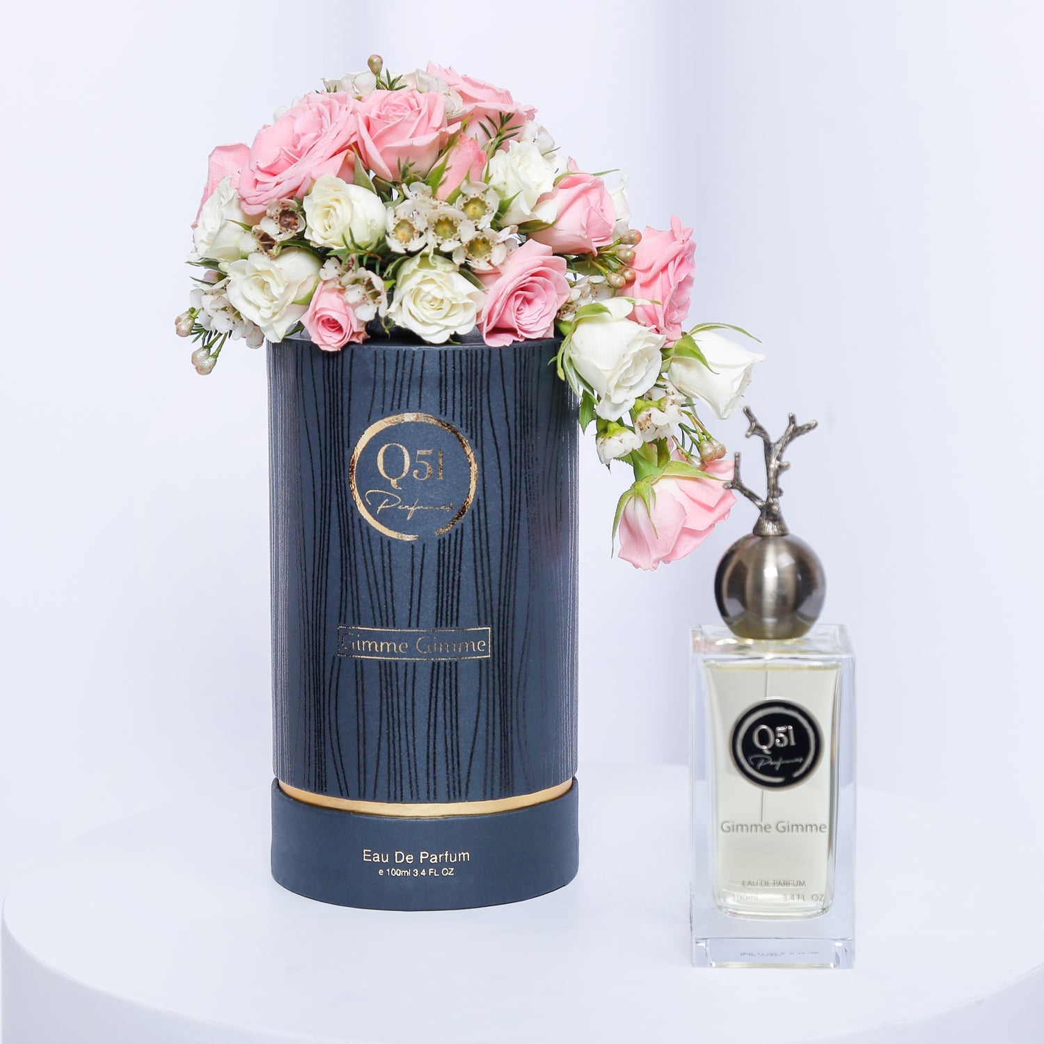 عطور كيو 51 - عطر جيمي جيمي 100 مل مزين بالورد