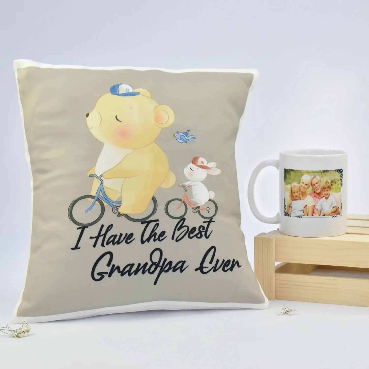 Grandpa Cushion and Mug Combo