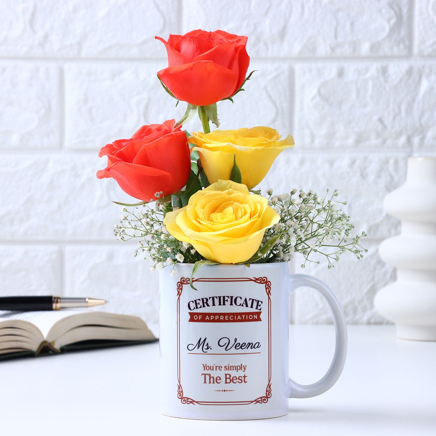 Gratitude Blooms Mug Ensemble