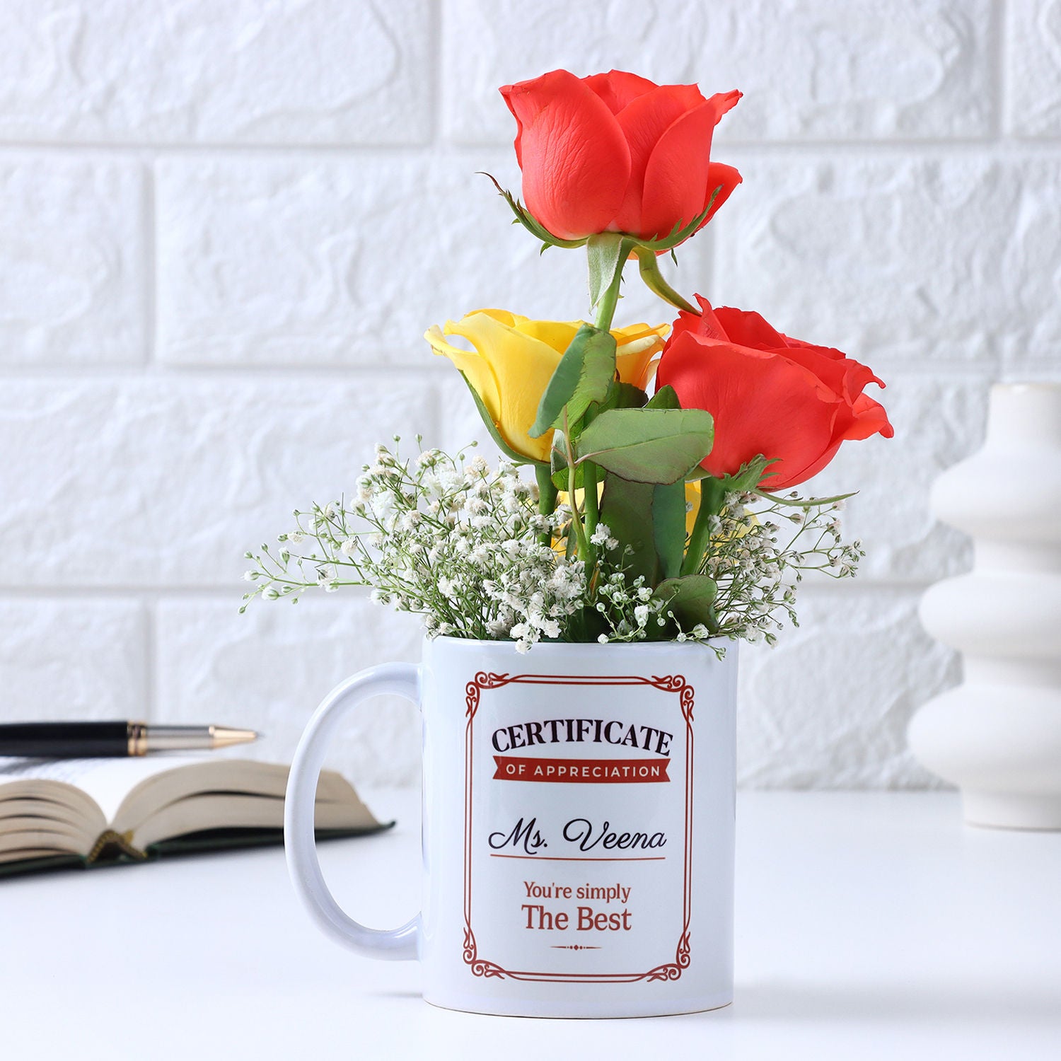 Gratitude Blooms Mug Ensemble