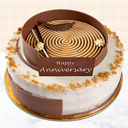 Bisc off Love Swirl Anniversary Cake