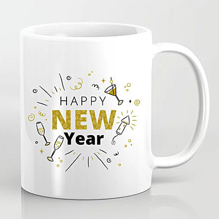 Happening New Year Greetings Mug