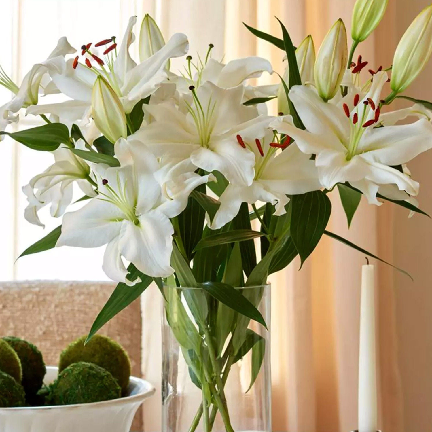 Happiness With Lilies Arrangement Standard
