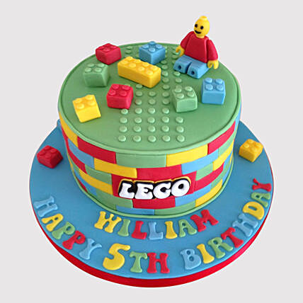 Happy Lego Cake