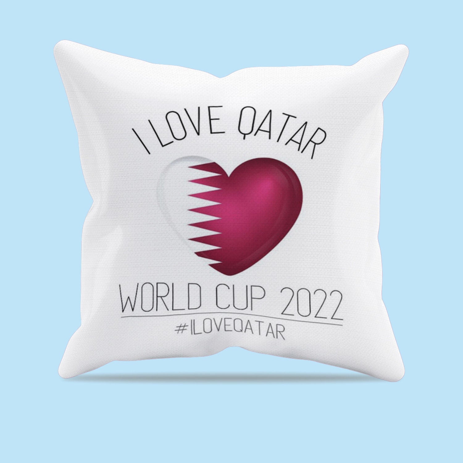 I Love Qatar Cushion