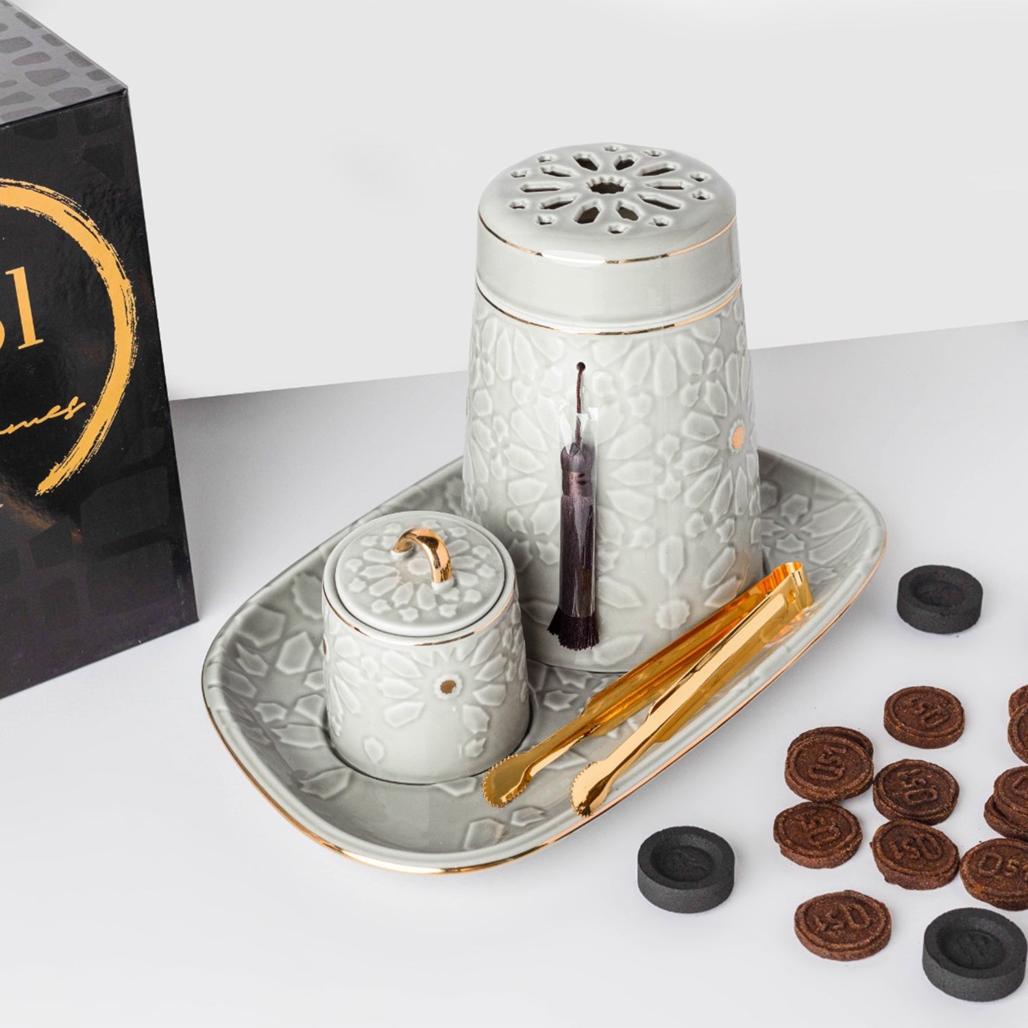 Incense Burner from Q51 Perfumes- Beige