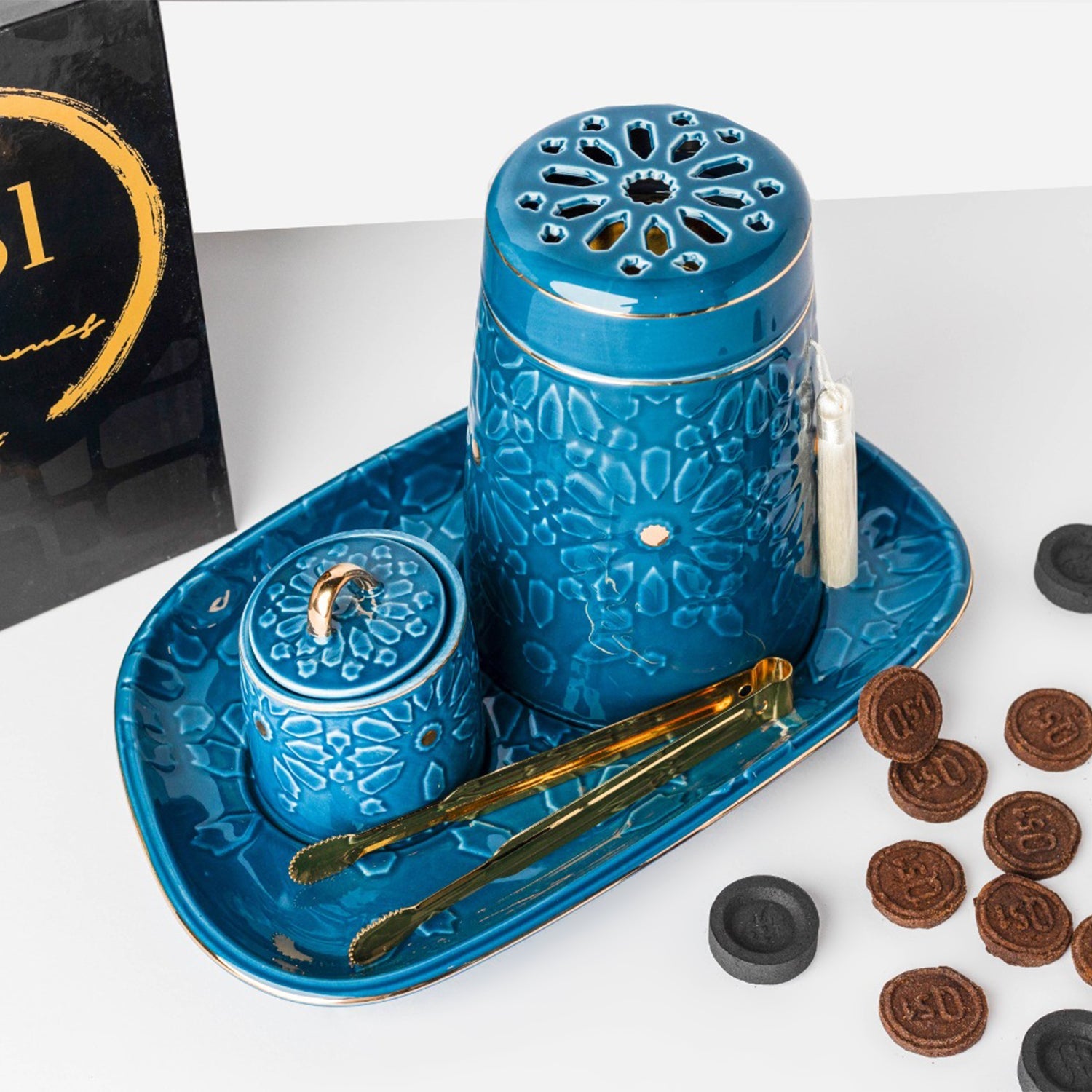 Incense Burner from Q51 Perfumes- Blue
