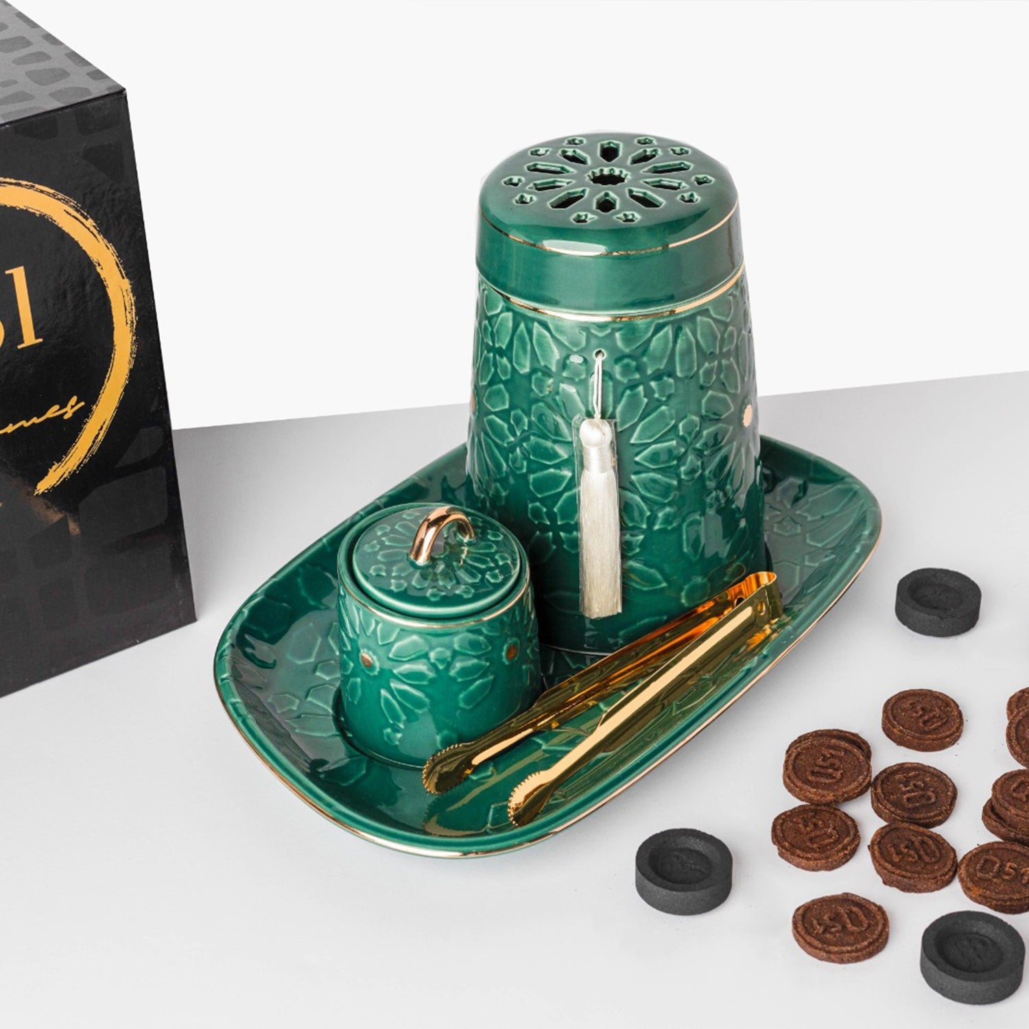 Incense Burner from Q51 Perfumes- Green