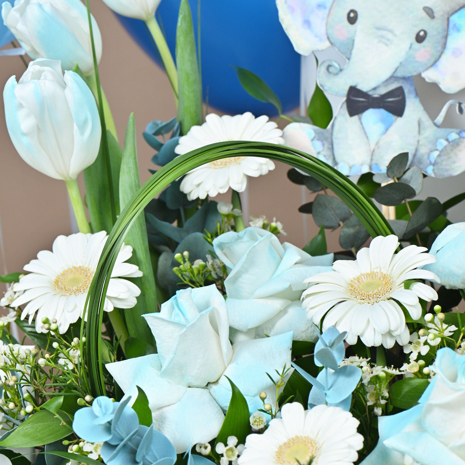 It's a Boy Flower Arrangement Combo Set