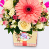 Its A Girl Mix Flowers Vase