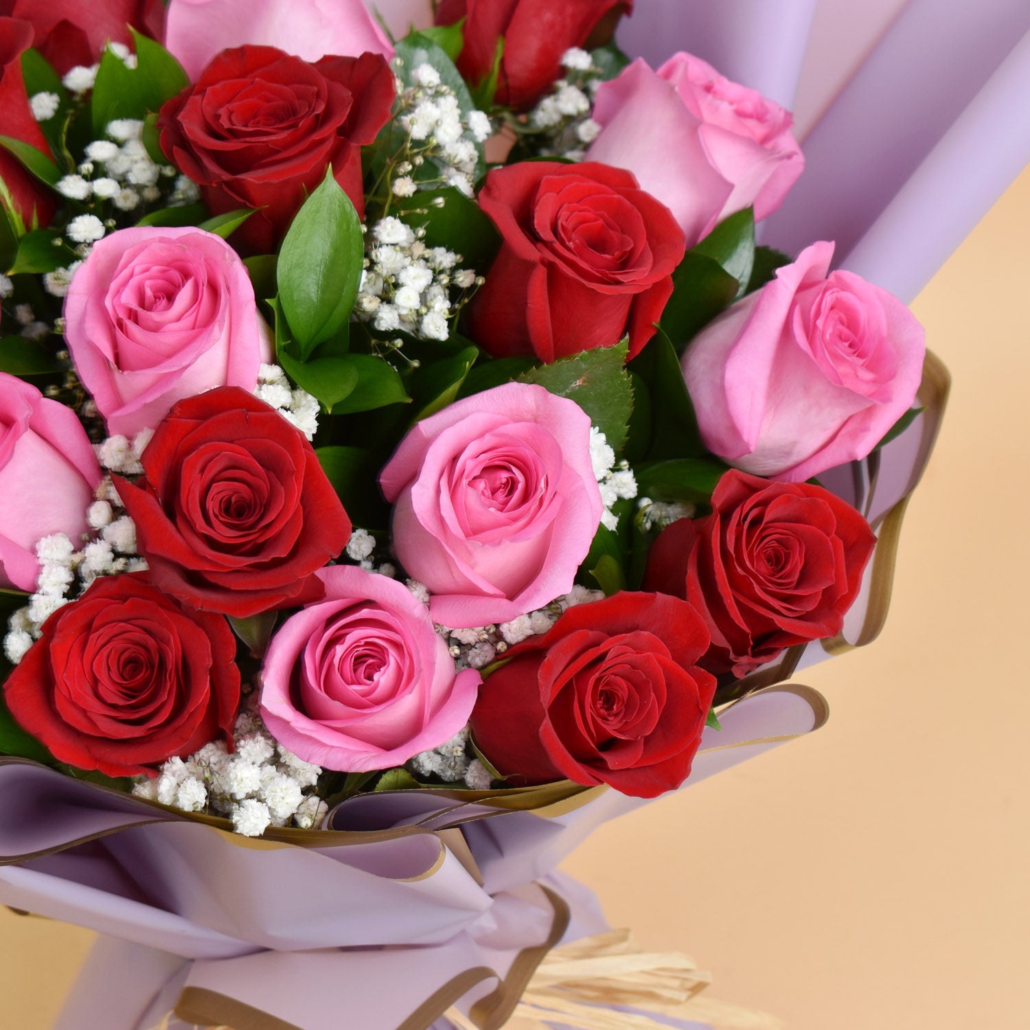 Love Expressions Pink and Red Roses Bouquet
