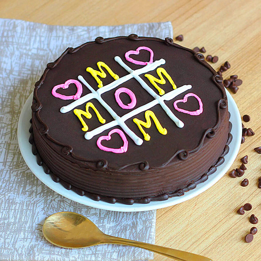 Love You Mom Chocolate Cake