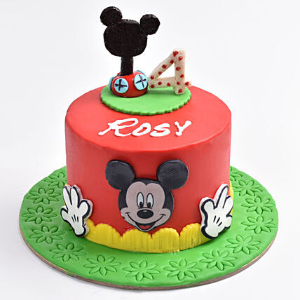 Mickey Wonderland Chocolate Cake