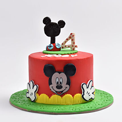 Mickey Wonderland Chocolate Cake