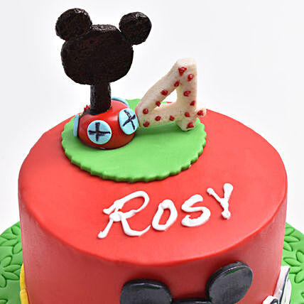 Mickey Wonderland Chocolate Cake