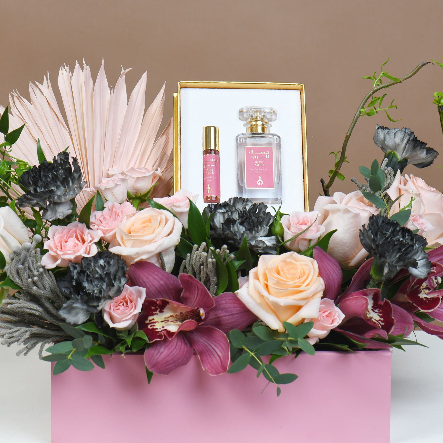 Mix Flowers Arrangement with Perfume