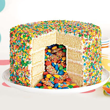 Classic Birthday Sprinkles Cake
