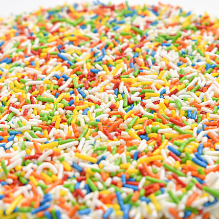 Classic Birthday Sprinkles Cake