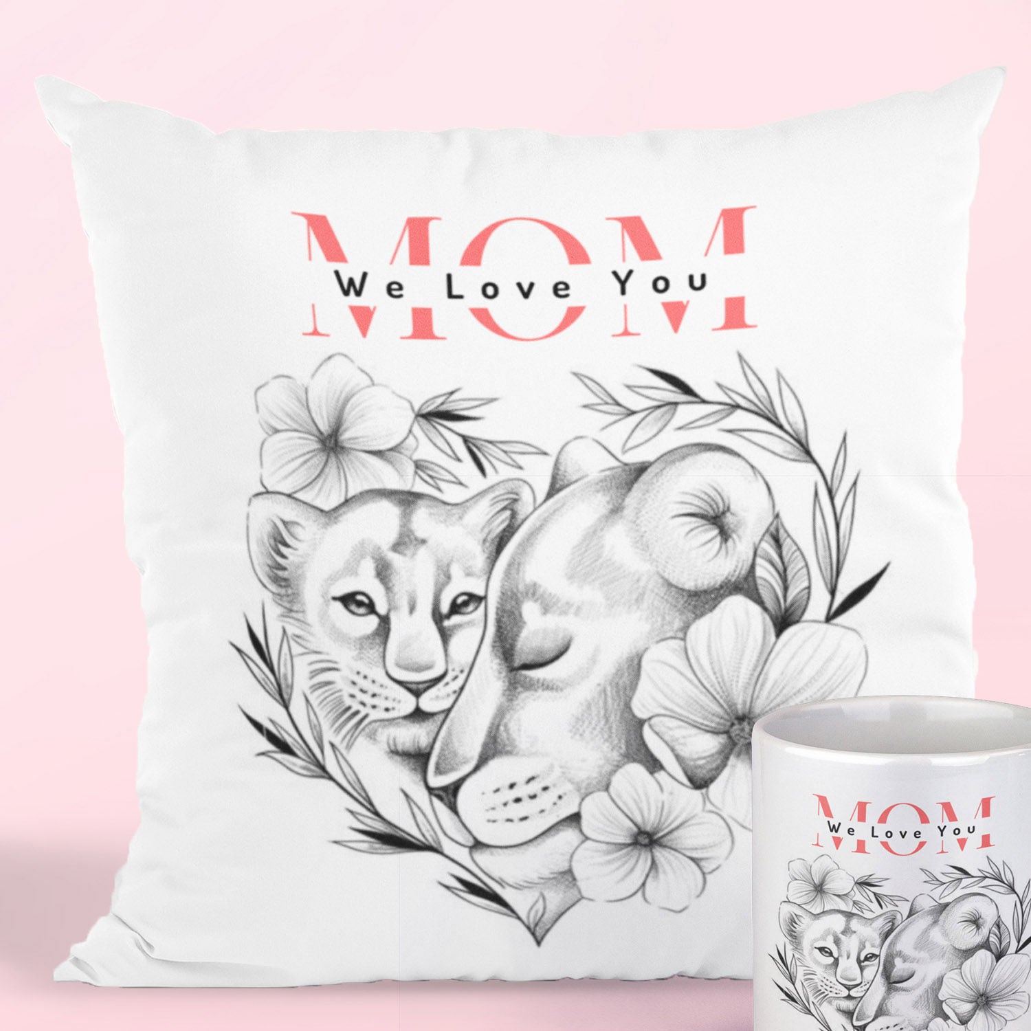 Mothers Day Cushion And Mug