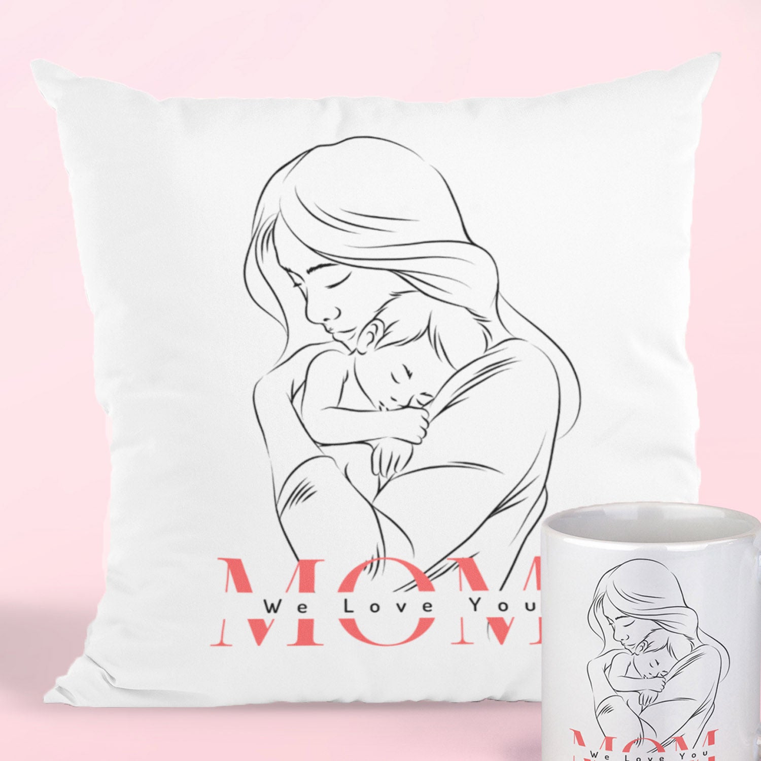 Mothers Love Cushion And Mug