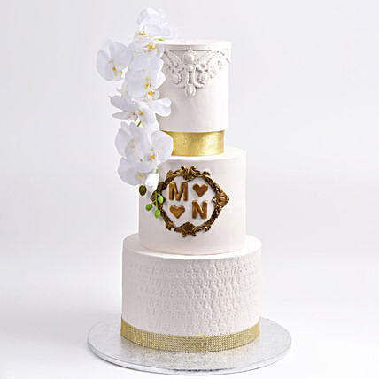 Choco Elegance Wedding Cake