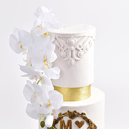 Choco Elegance Wedding Cake