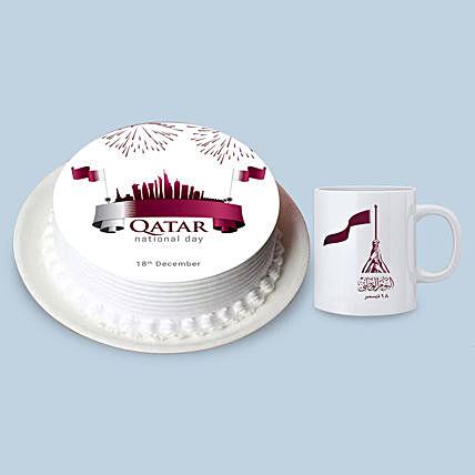 National Day Cake & Mug Combo