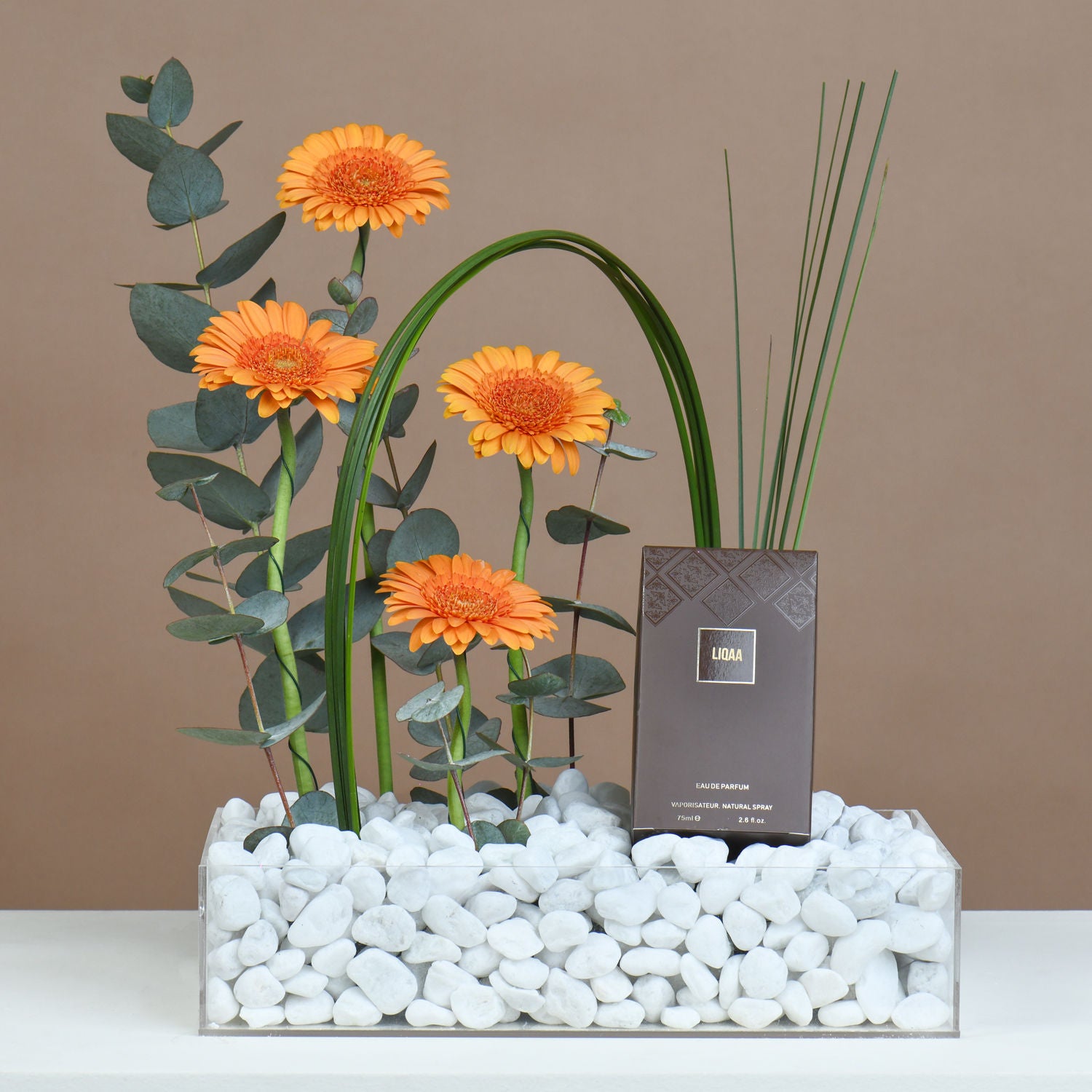 Orange Gerberas with Perfume