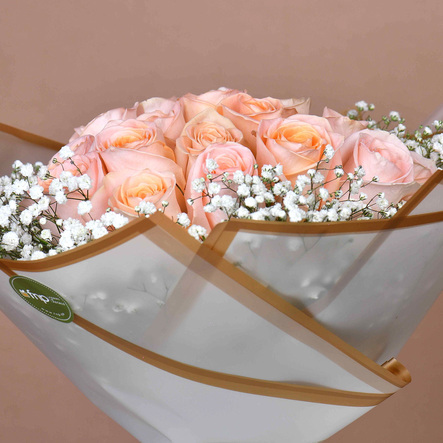 Peach Love 20 Roses Bouquet