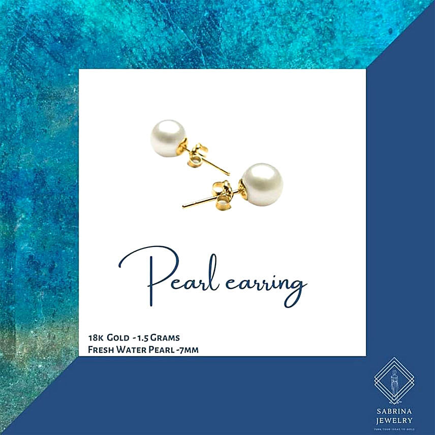 Pearl Silver Earring