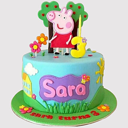 Peppa Pig Playground Cake