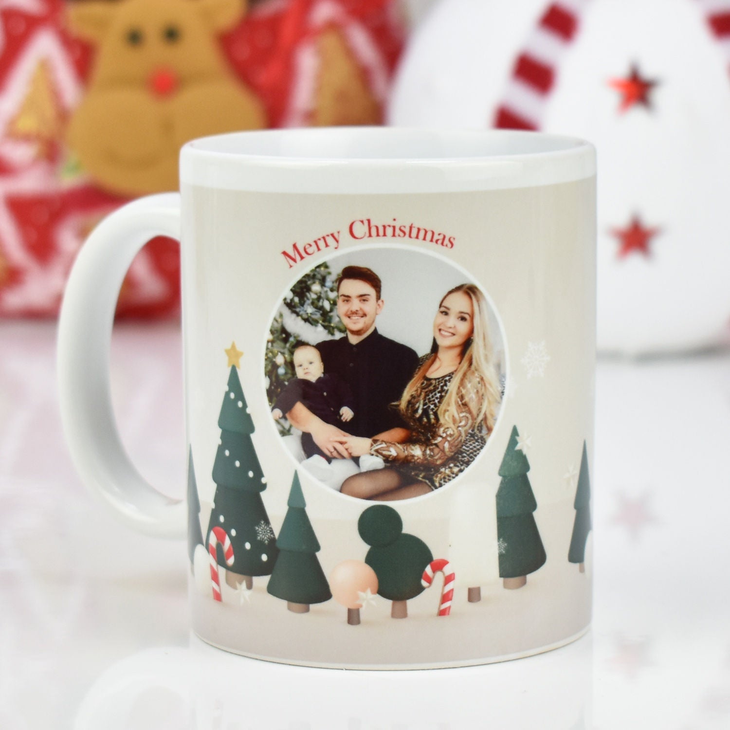 Personalised Christmas Trees Mug