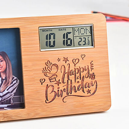 Personalised Digital Clock For Birthday