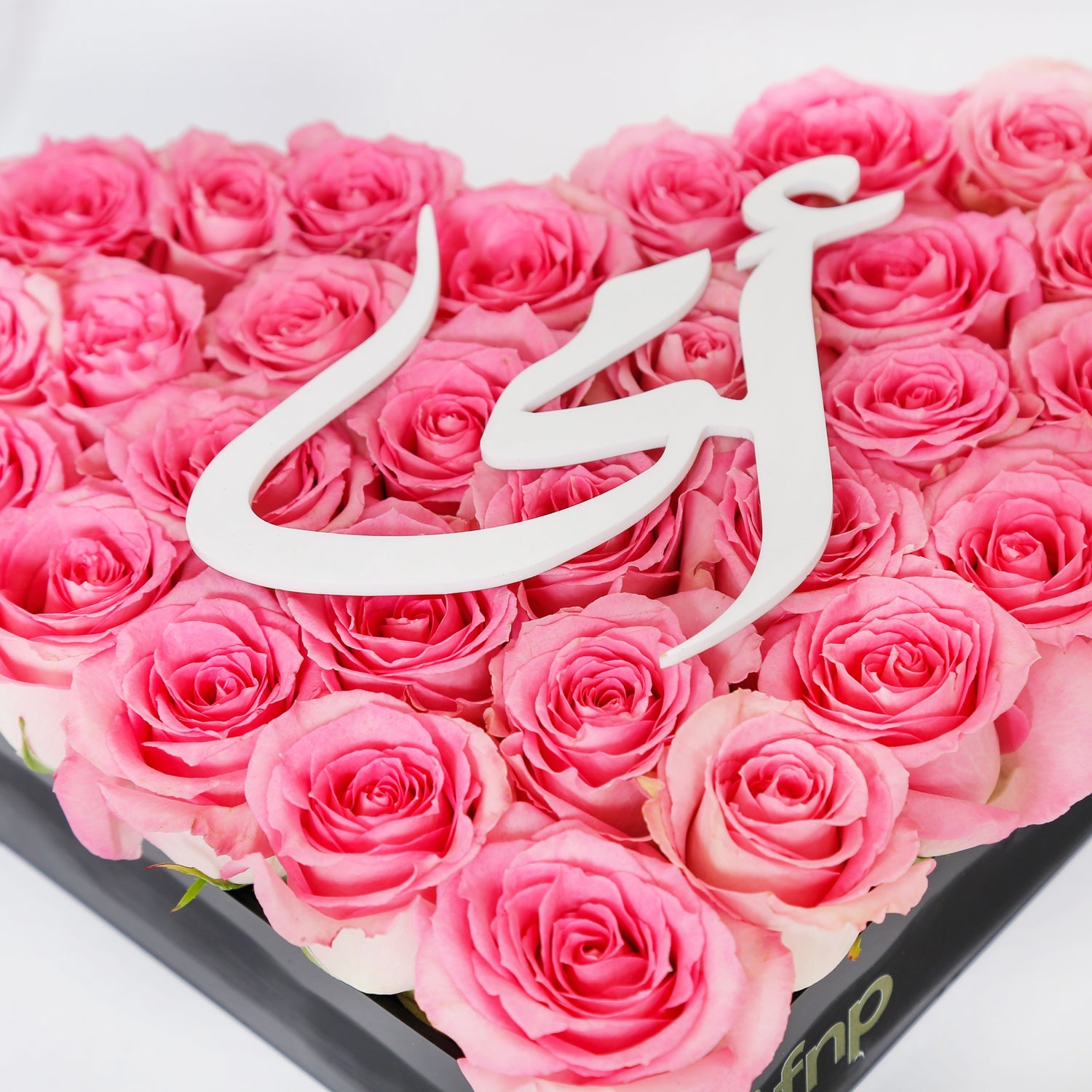 Pink Roses in Heart Shape Box for Mom
