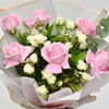 Pink & White Fresh Flowers Bouquet