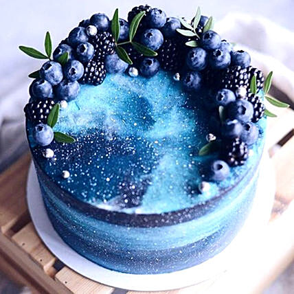 Pretty Sky Blueberry Cake